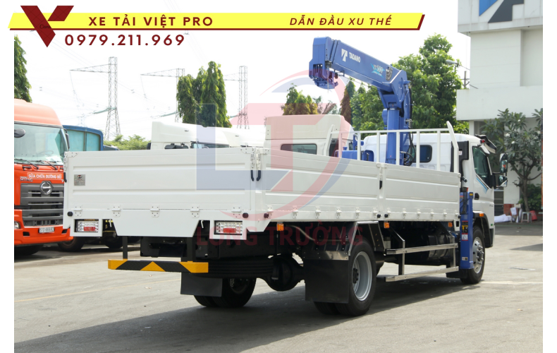 Xe tải FUSO FI 170 gắn cẩu Tadano 5 tấn đánh giá xe