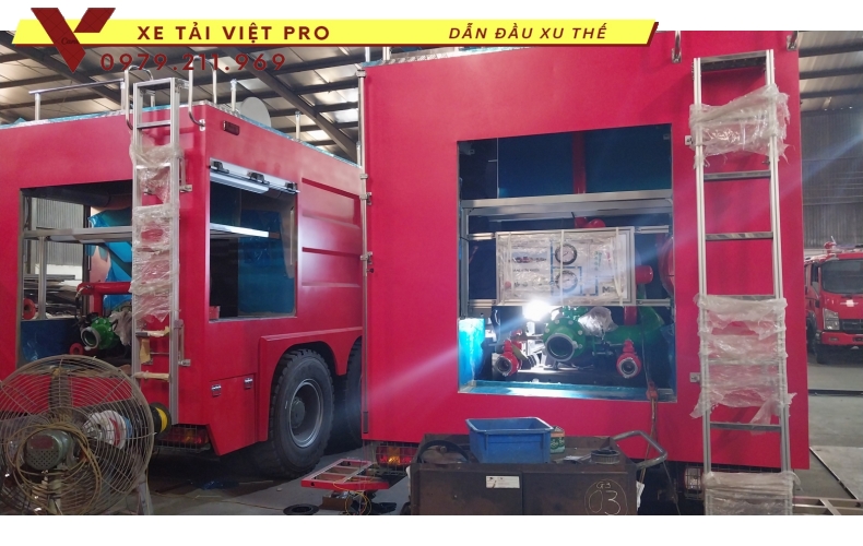 Báo giá xe chữa cháy Hino FM mới nhất hiện nay 2024