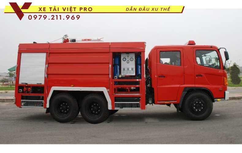 Báo giá xe chữa cháy Hino FM mới nhất hiện nay 2024