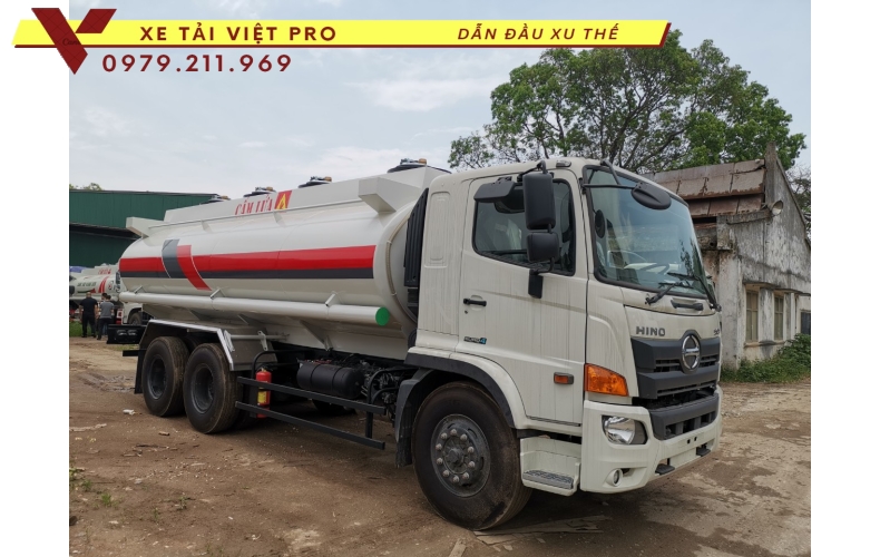 Đánh giá Hino FL 2 chân téc chở xăng dầu sẽ như thế nào