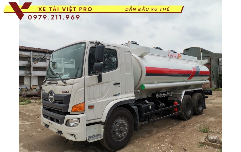Đánh giá Hino FL 2 chân téc chở xăng dầu sẽ như thế nào