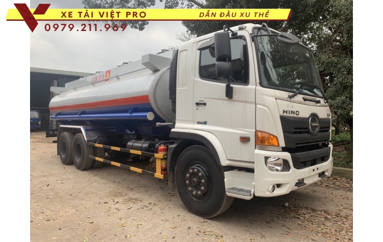 Đánh giá Hino FL 2 chân téc chở xăng dầu sẽ như thế nào