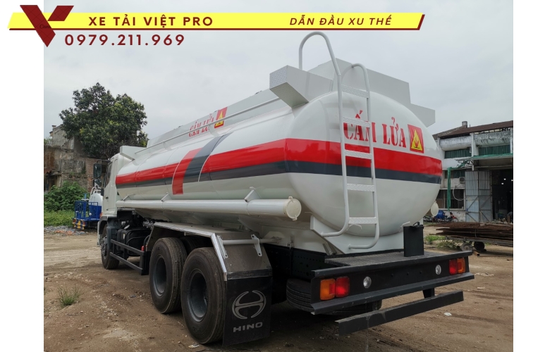 Đánh giá Hino FL 2 chân téc chở xăng dầu sẽ như thế nào