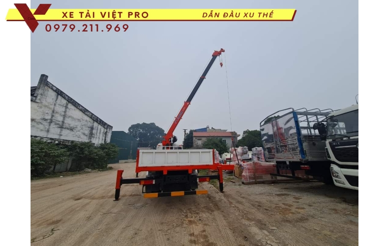 Xe tải Hino FM gắn cẩu Kanglim 8 tấn - Thông số và báo giá
