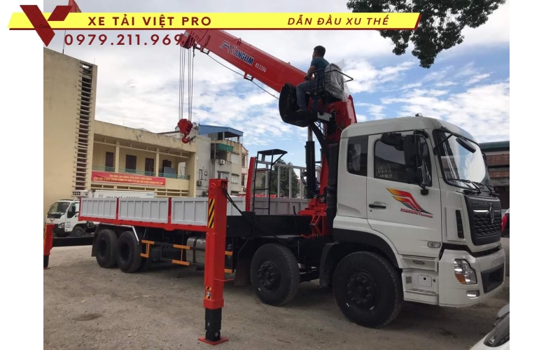 Xe tải Hino FM gắn cẩu Kanglim 8 tấn - Thông số và báo giá