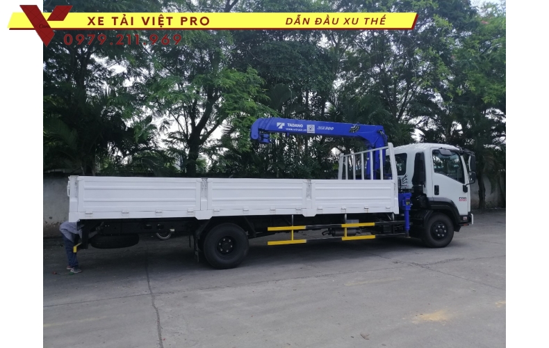 Xe tải Hino FG8JT7A gắn cẩu Tadano 3 tấn Sự lựa chọn hoàn hảo