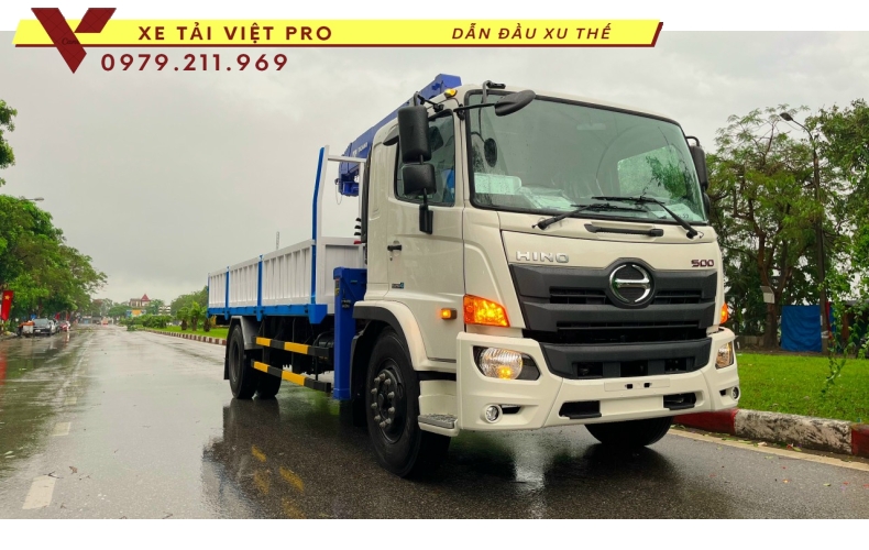 Xe tải Hino FG8JT7A gắn cẩu Tadano 3 tấn Sự lựa chọn hoàn hảo