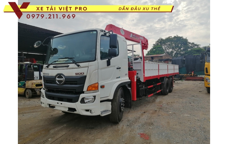 Xe tải Hino FM gắn cẩu Unic 5t có giá bao nhiêu. Hãy xem tại đây