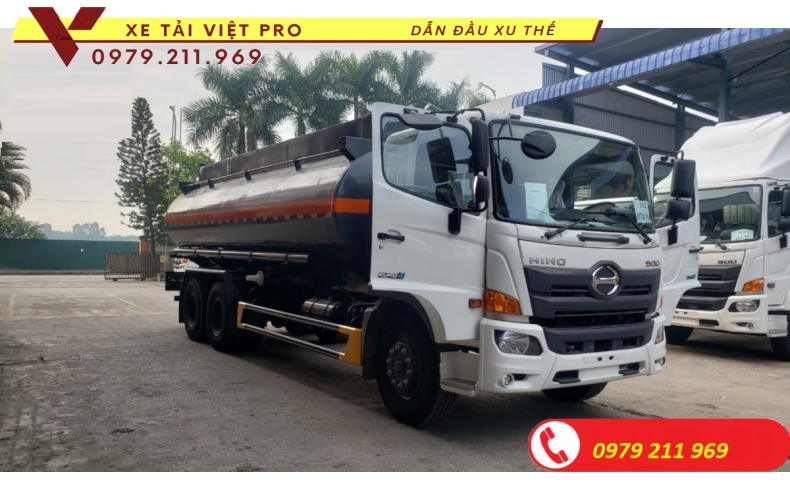 Xe Hino FM téc chở hóa chất mới nhất năm 2024