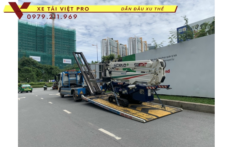 Báo giá mới nhất xe cứu hộ sàn trượt Hino XZU730L tại Việt Nam