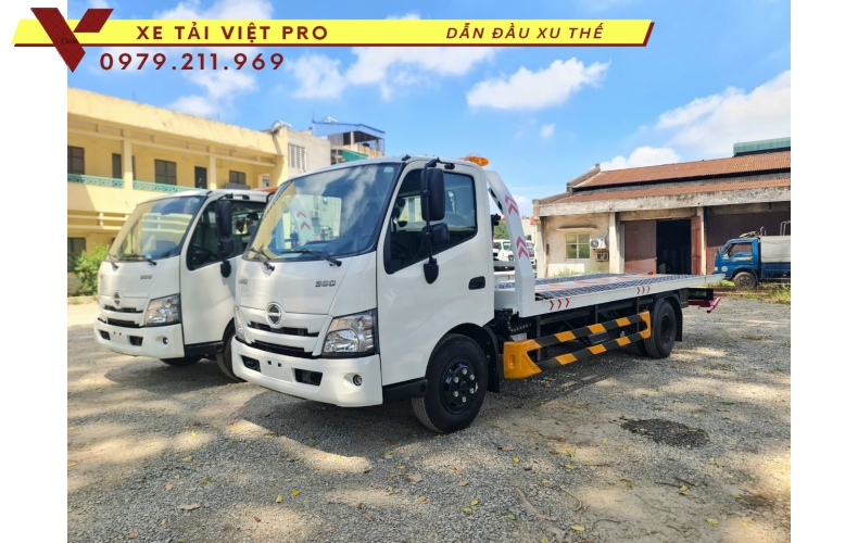 Báo giá mới nhất xe cứu hộ sàn trượt Hino XZU730L tại Việt Nam