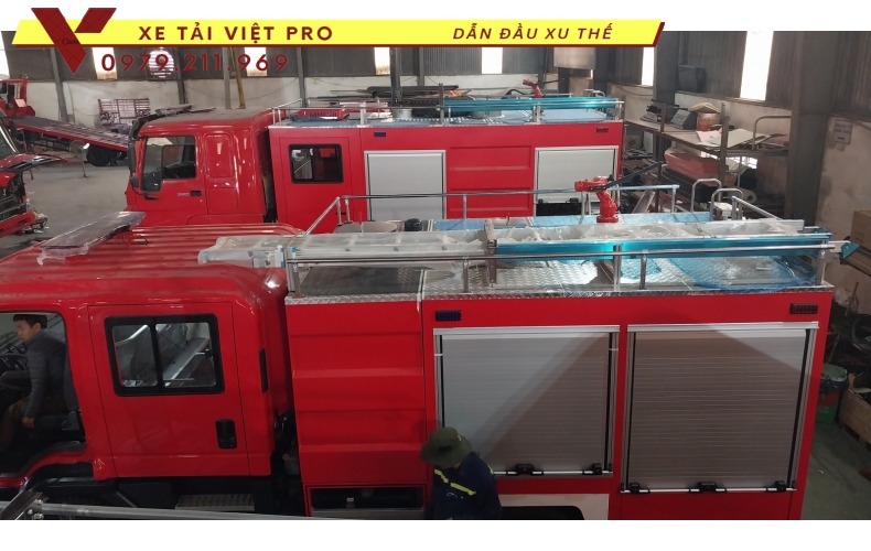 Báo giá xe chữa cháy Howo 3 chân mới nhất hiện nay