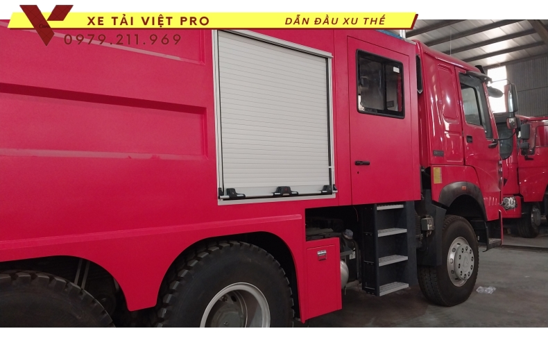 Báo giá xe chữa cháy Howo 3 chân mới nhất hiện nay