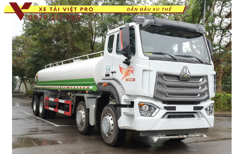 Giá xe Howo 4 chân téc nước mới nhất hiện nay