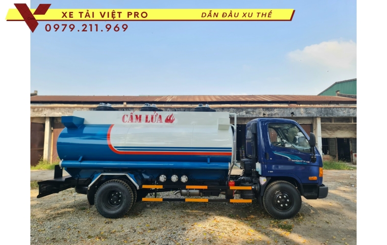 Địa điểm mua Xe Hyundai 110XL téc chở xăng dầu chất lượng nhất tại Hà Nội