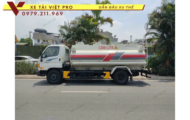 Địa điểm mua Xe Hyundai 110XL téc chở xăng dầu chất lượng nhất tại Hà Nội