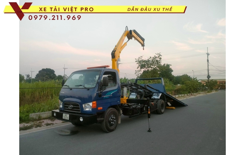 Hyundai might 110xl cứu hộ sàn trượt