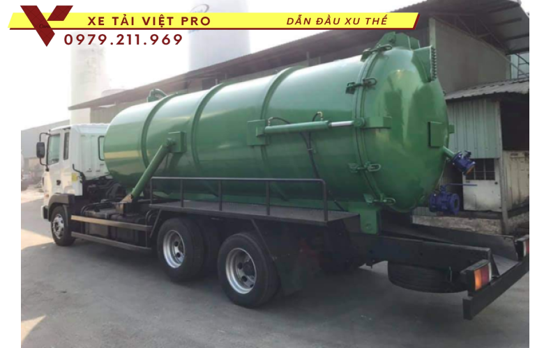 Hyundai HD240 Xe hút chất thải 14 khối