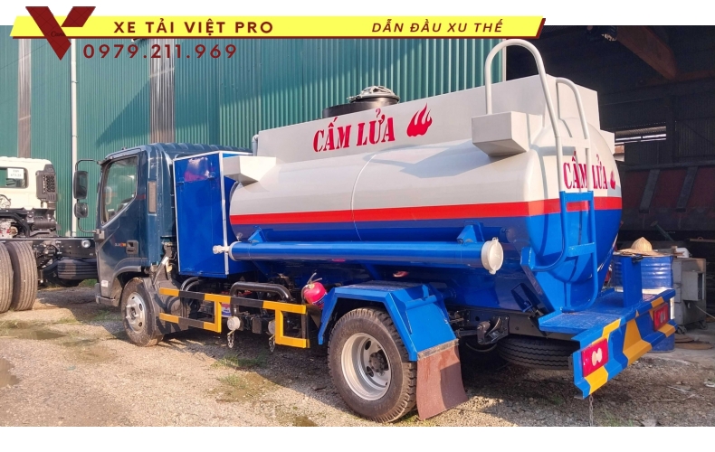 Báo giá mới nhất cho xe Thaco ollin S700 téc chở xăng dầu 6m3