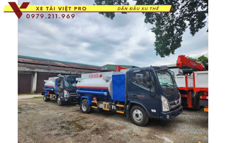 Báo giá mới nhất cho xe Thaco ollin S700 téc chở xăng dầu 6m3