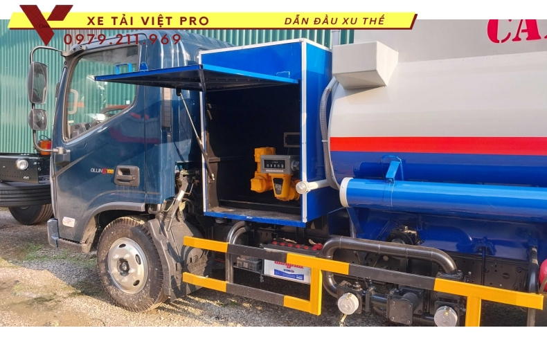 Báo giá mới nhất cho xe Thaco ollin S700 téc chở xăng dầu 6m3