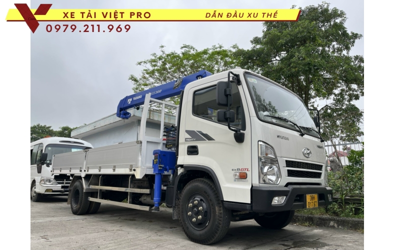 Đánh giá xe Hyundai gắn cẩu tandano 3 tấn