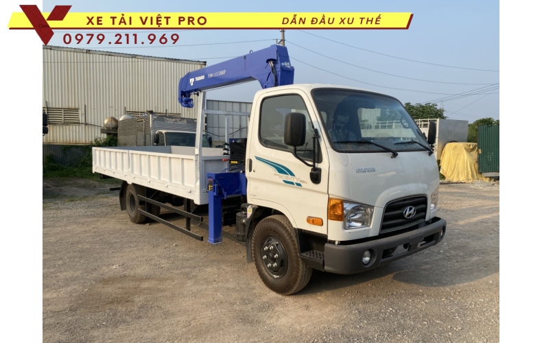 Xe tải Hyundai 110 XL gắn cẩu Tadano 3t có giá bao nhiêu? hãy xem tại đây!