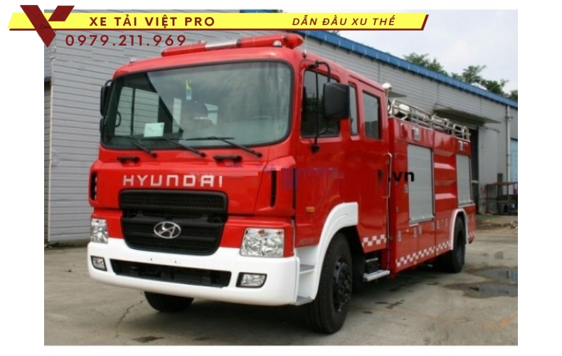 Giá xe chữa cháy Hyundai 5 khối mới nhất hiện nay