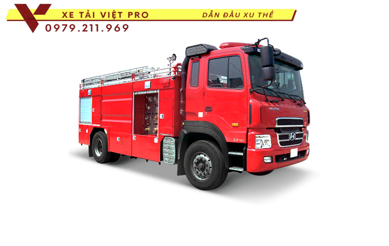 Giá xe chữa cháy Hyundai 5 khối mới nhất hiện nay