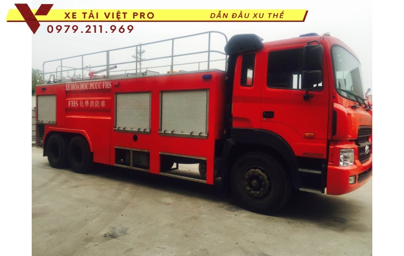 Giá xe chữa cháy Hyundai 5 khối mới nhất hiện nay