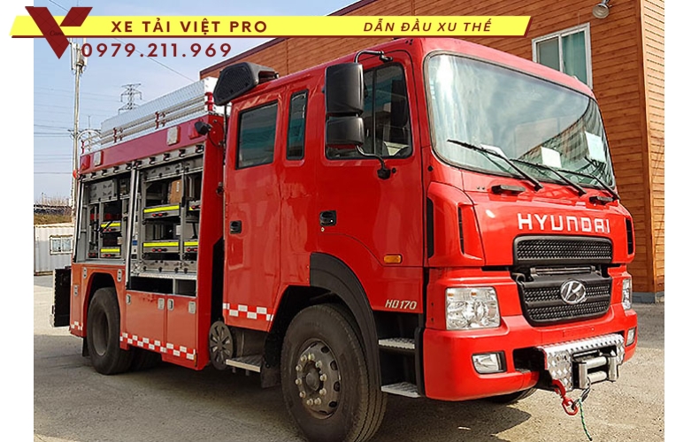 Giá xe chữa cháy Hyundai 5 khối mới nhất hiện nay