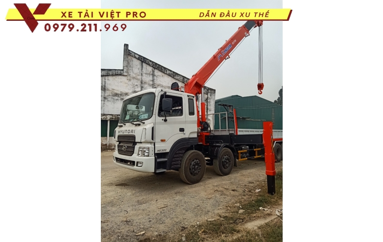 Xe tải Hyundai HD320 gắn cẩu Kanglim 12 tấn - Cập nhật giá mới nhất năm 2024