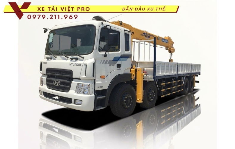 Hyundai HD320 Gắn Cẩu Soosan 12 Tấn