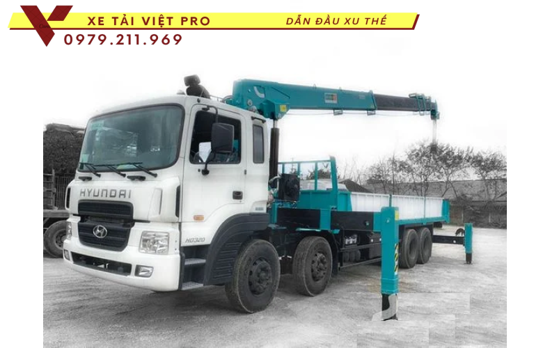 Xe Hyundai HD320 gắn cẩu Hyundai 15 tấn Sức mạnh và độ tin cậy