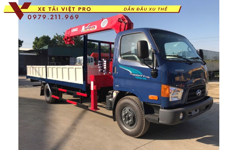 Xe tải Hyundai 110xl gắn cẩu Unic 3 tấn giá bao nhiêu? Hãy tìm hiểu tại đây
