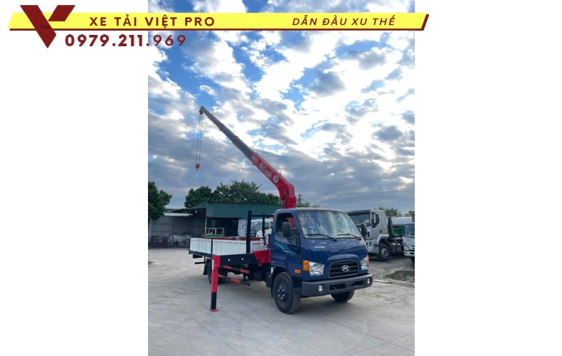 Xe tải Hyundai 110xl gắn cẩu Unic 3 tấn giá bao nhiêu? Hãy tìm hiểu tại đây