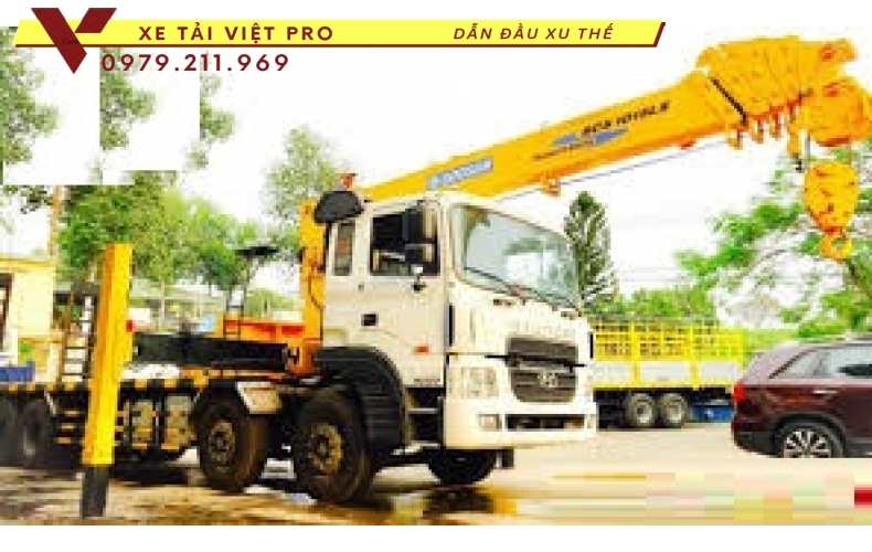 Xe Hyundai HD320 gắn cẩu Soosan 10 tấn Sự lựa chọn hoàn hảo