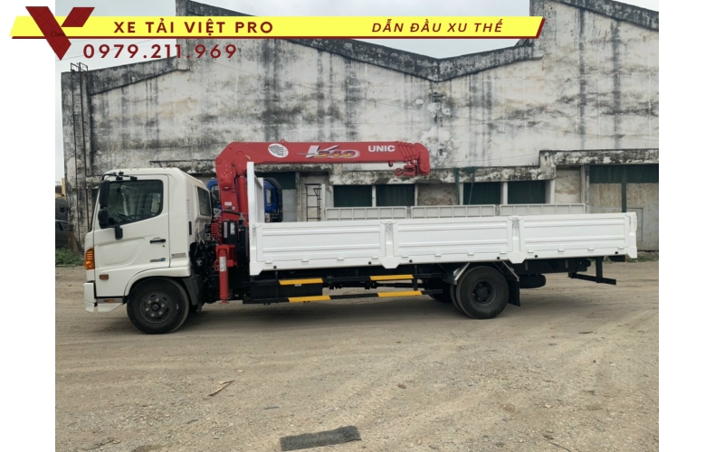 Xe tải Hino FC gắn cẩu Unic 3 tấn - Siêu phẩm vận chuyển hàng hóa nhẹ