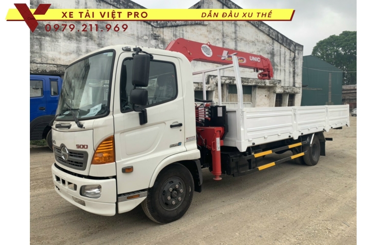 Xe tải Hino FC gắn cẩu Unic 3 tấn - Siêu phẩm vận chuyển hàng hóa nhẹ