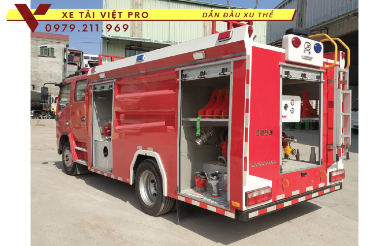 Xe Chữa Cháy Inveco Nước 5000 Lít Nước