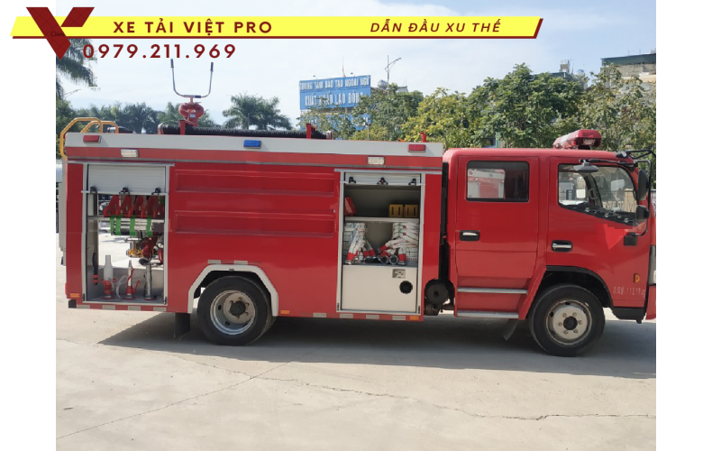 Xe Chữa Cháy Inveco Nước 5000 Lít Nước