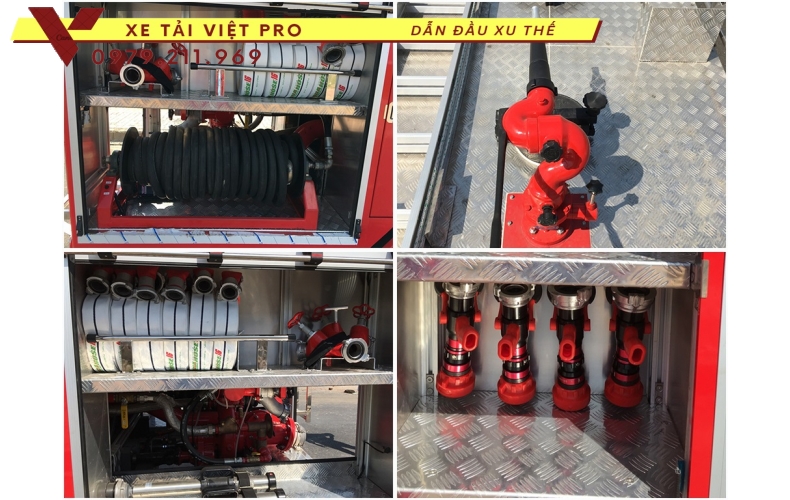 Báo giá xe chữa cháy téc nước 4 khối ISUZU tại Hà Nội