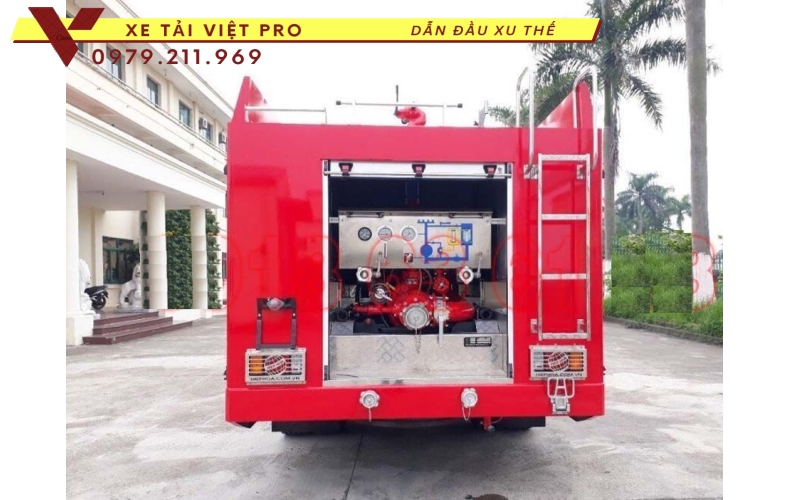Giá xe chữa cháy ISUZU 6 khối nước mới nhất hiện nay 2024