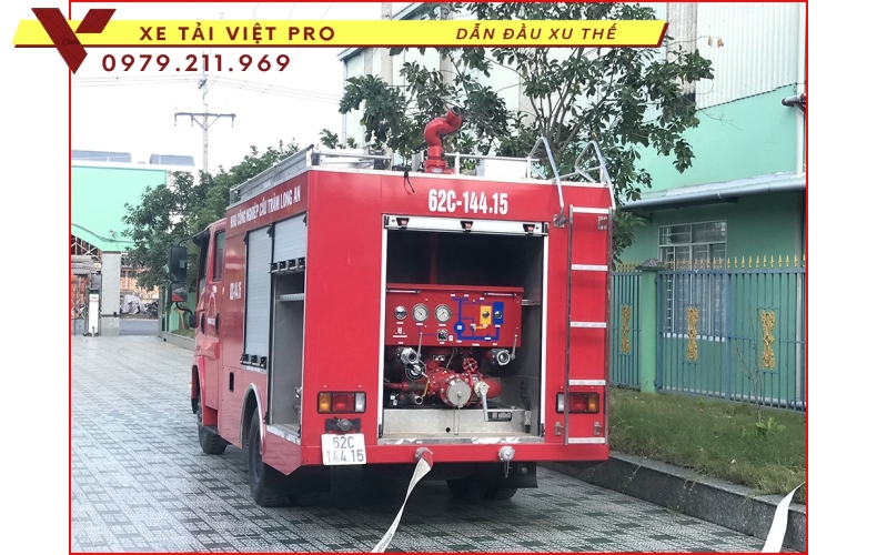 Báo giá xe chữa cháy téc nước 4 khối ISUZU tại Hà Nội