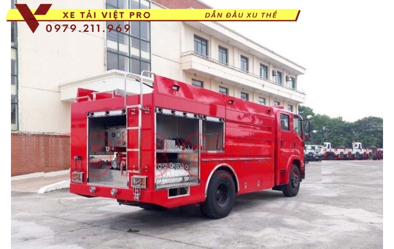 Giá xe chữa cháy ISUZU 6 khối nước mới nhất hiện nay 2024