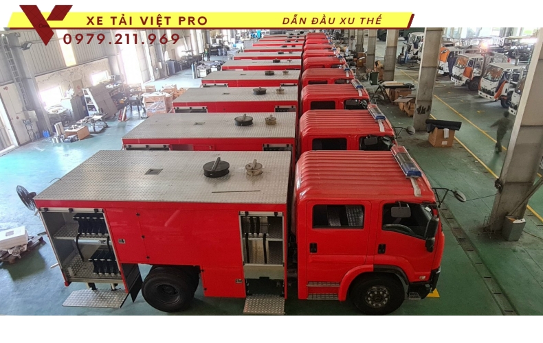 Giá xe chữa cháy ISUZU 6 khối nước mới nhất hiện nay 2024