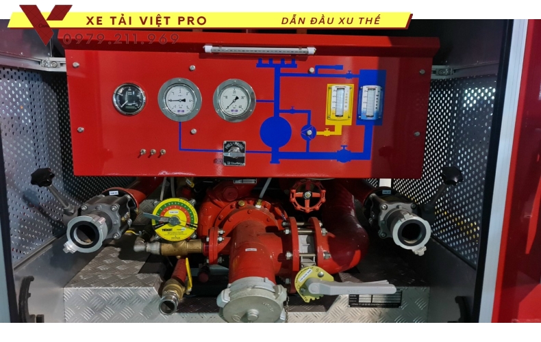 Giá xe chữa cháy ISUZU 6 khối nước mới nhất hiện nay 2024