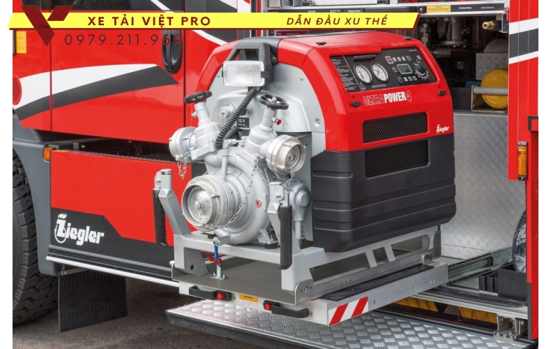 Xe chữa cháy ISUZU 1000 lít nước 100 lít bọt 