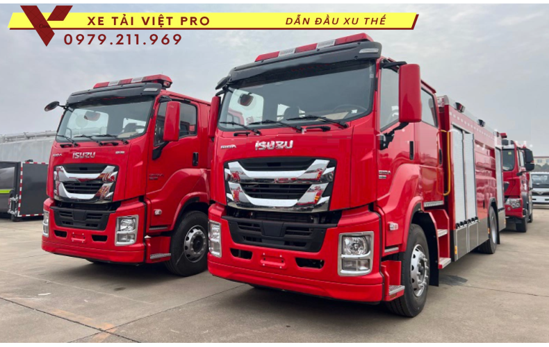 Xe cứu hỏa ISUZU Giga 5 khối nước