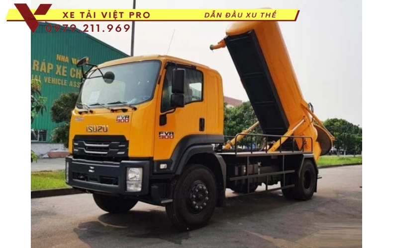 Báo giá xe IZUSU 2 chân hút bùn mới nhất hiện nay